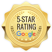 5 Stars on Google