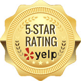 5 Star Rating on Yelp