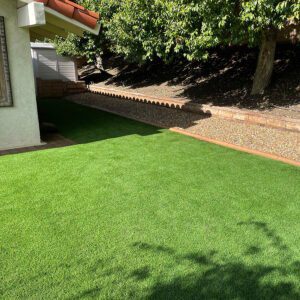 Synthetic Turf and Rocks